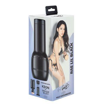 Мастурбатор Kiiroo Feel Rae Lil Black PBC совместим с PowerBlow и Keon, Телесный - 1