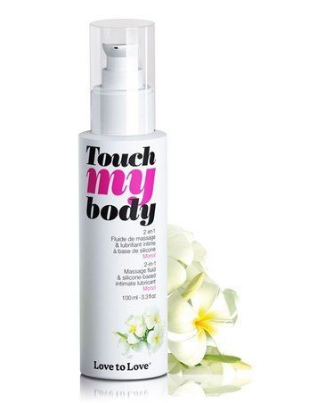 Массажный гель и смазка 2-в-1 Love To Love TOUCH MY BODY Monoi (100 мл) увлажняющий &mdash;  фото товара 1
