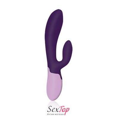 Вибратор-кролик Rianne S: Xena Purple/Lilac, 10 режимов работы, медицинский силикон SO3867 фото