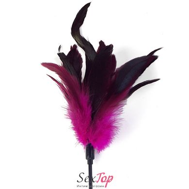 Щекоталка темно-розовый Art of Sex - Feather Paddle, перо молодого петуха SO6611 фото