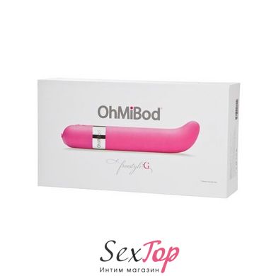 (SALE) Музыкальный вибратор OhMiBod - Freestyle :G Music Pink, стимуляция точки G, беспроводной E22539 фото