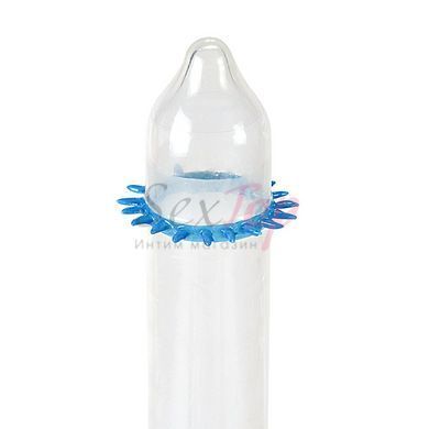 Насадка на член Recare Spike Condom Blue (презерватив с шипами) &mdash;  фото товара 2