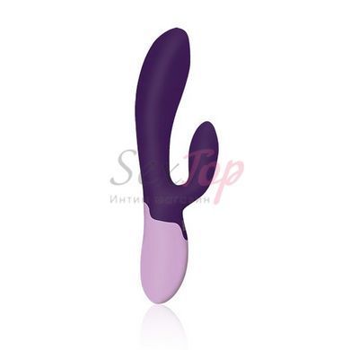 Вибратор-кролик Rianne S: Xena Purple/Lilac, 10 режимов работы, медицинский силикон &mdash;  фото товара 3