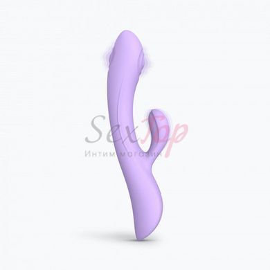 Вібратор-кролик зі спрямованим масажем точки G - Love To Love Bunny&Clyde - Viva Mauve - фото товару 3