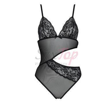 Боди с ажурным лифом Christa Body black XXL/XXXL &mdash; Passion &mdash;  фото товара 3