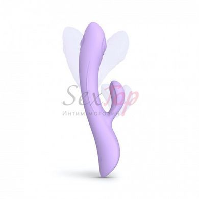 Вібратор-кролик зі спрямованим масажем точки G - Love To Love Bunny&Clyde - Viva Mauve - фото товару 2