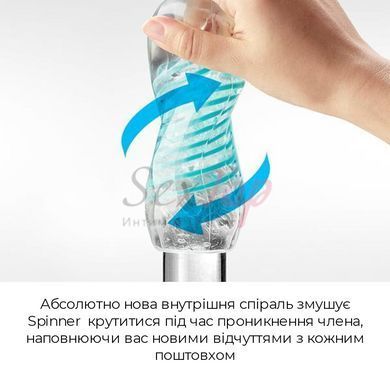 Мастурбатор Tenga Spinner 04 Pixel с упругой стимулирующей спиралью внутри &mdash;  фото товара 3