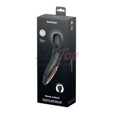 Вібромасажер Satisfyer Wand-erland (Black/Rosegold) - фото товару 5