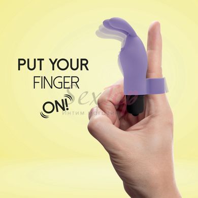Вібратор на палець FeelzToys Magic Finger Vibrator Purple - фото товару 3