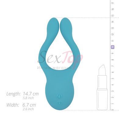 Вібратор для пар Cala Azul - Dani I Couples Vibrator - фото товару 7
