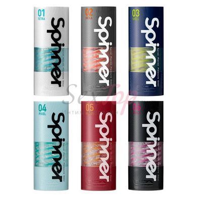 Мастурбатор Tenga Spinner 04 Pixel с упругой стимулирующей спиралью внутри &mdash;  фото товара 7