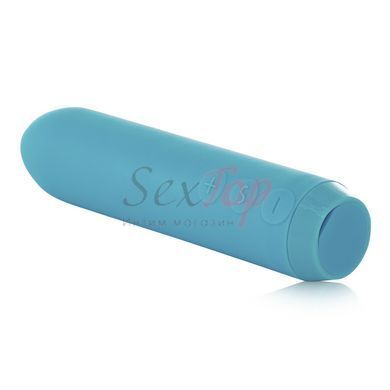 Минивибратор Je Joue - Classic Bullet Vibrator Teal с глубокой вибрацией и фиксацией на палец &mdash;  фото товара 2
