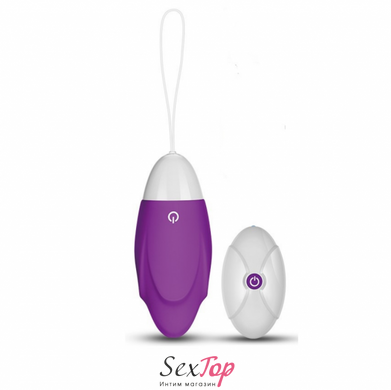 Віброяйце Wireless Egg USB Rechargeable, Purple 310165 фото