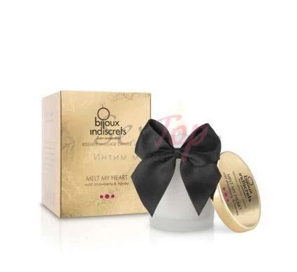 Масажна свічка Bijoux Indiscrets MELT MY HEART Caramel - фото товару 3
