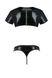 Комплект мужского белья под латекс Passion 057 Set Peter L/XL Black, кроп-топ, стринги SO7633 фото 4