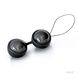 Вагінальні кульки LELO Luna Beads Noir Black, зміщений центр ваги, діаметр 2,9 см, 2х37 г SO8685 фото 1