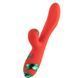 Вибратор-кролик с флоггером LOCKINK SEVANDA Whip Vibrating Massage Wand - Red & Green &mdash; фото 3 из 9