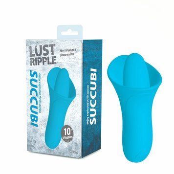 Кліторальний вібратор блакитного кольору Chisa Lust Ripple Succubi, Блакитний - 1