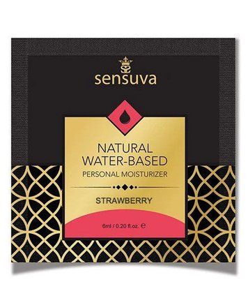 Пробник Sensuva - Natural Water-Based Strawberry (6 мл) &mdash;  фото товара 1
