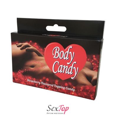 Карамельна пудра для тіла з ефектом шампанського Body Candy (полуниця) (32 гр) SO2076 фото