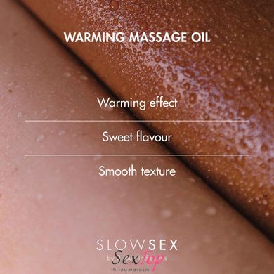 Разогревающее съедобное массажное масло Bijoux Indiscrets Slow Sex Warming massage oil SO5906 фото