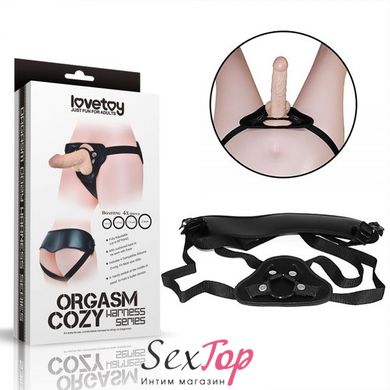 Страпон Orgasm Cozy Harness, Black 310464 фото