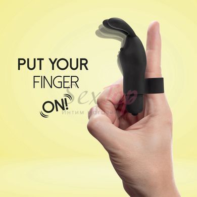 Вибратор на палец FeelzToys Magic Finger Vibrator Black &mdash;  фото товара 3