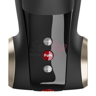 Мастурбатор для головки пеніса Fun Factory COBRA LIBRE II Black, 2 мотори, гра без рук - фото товару 3