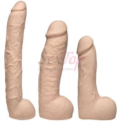 Набор для страпона Doc Johnson Vac-U-Lock Dual Density Extreme Set, диаметр: 7,72 см, 2&times;6,99 см &mdash;  фото товара 2