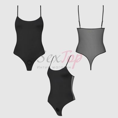 Боді з фіксацією ділдо Strap-On-Me Harness Body Signature - S - Black - фото товару 2
