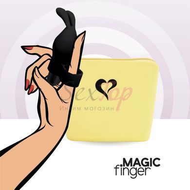 Вибратор на палец FeelzToys Magic Finger Vibrator Black &mdash;  фото товара 4