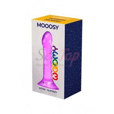 Дилдо Wooomy Mooosy, з присоскою, сумісний з трусиками для страпона, довжина 18 см, діаметр 4,5 см - фото товару 2