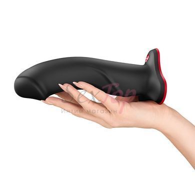 Фаллоимитатор Fun Factory THE BOSS STUB Black, реалистичная текстура, длина 17,9 см, диаметр 4,1 см &mdash;  фото товара 3