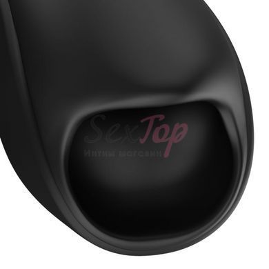 Мастурбатор для головки пеніса Fun Factory COBRA LIBRE II Black, 2 мотори, гра без рук - фото товару 4