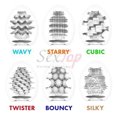 Мастурбатор-яйцо Tenga Egg Cubic &mdash;  фото товара 6