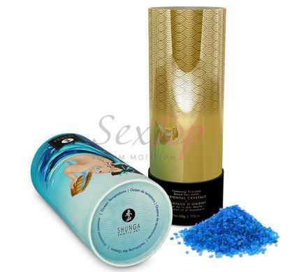 Пенящаяся соль для ванны Shunga Dead Sea salt Oriental Crystals &mdash; Ocean Temptations (500 г) &mdash;  фото товара 4