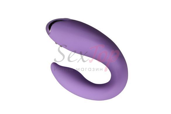 Вібратор для пар FairyGasm PleasureBerry violet, зарядний кейс, пульт ДК - фото товару 2
