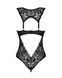 (SALE) Мереживне боді Obsessive Donna Dream crotchless teddy XS/S Black, відкритий доступ &mdash; фото 4 з 7