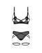 Комплект Obsessive Euridia 2-pcs set XS/S,  фото 4
