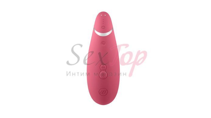 Вакуумний кліторальний стимулятор Womanizer Premium 2 - Raspberry, функції Autopilot та Smart Silenc - фото товару 5