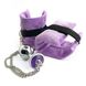 Наручники с металлической анальной пробкой Art of Sex Handcuffs with Metal Anal Plug size M Purple SO6183 фото 5