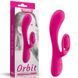 Вібратор подвійний з відростком для клітора рожевий Lovetoy LAllure Orbit &mdash; фото 1 з 11