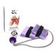 Наручники с металлической анальной пробкой Art of Sex Handcuffs with Metal Anal Plug size M Purple SO6183 фото 1