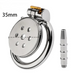 Плоский пояс вірності з катетером Stainless Steel Male Chastity Device &mdash; фото 1 з 6