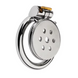 Плоский пояс вірності з катетером Stainless Steel Male Chastity Device &mdash; фото 3 з 6
