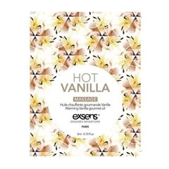 Пробник массажного масла EXSENS Hot Vanilla 3мл  1