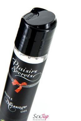 Масажна олія Plaisirs Secrets Pina Colada (59 мл) з афродизіаками, їстівна, подарункове паковання SO1841 фото