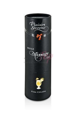 Массажное масло Plaisirs Secrets Pina Colada (59 мл) с афродизиаками, съедобное, подарочная упаковка &mdash;  фото товара 3