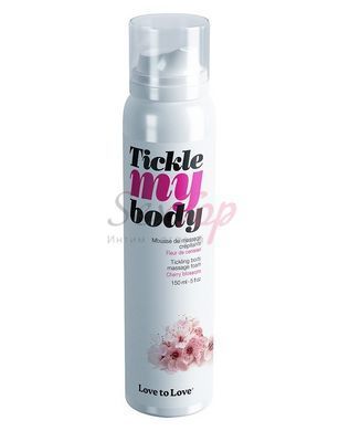 Массажная пена Love To Love TICKLE MY BODY Cherry Blossom (150 мл) увлажняющая &mdash;  фото товара 2