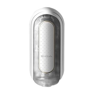 Вібромастурбатор Tenga Flip Zero Electronic Vibration White, змінна інтенсивність, розкладний - SO2010